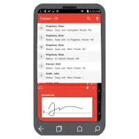 Android handhållen ikon för Intra In-Building Logistics Platform