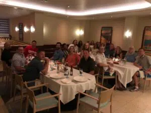SCLogic employee dinner at the National Association of College and University Mail Services (NACUMS) in 2019.